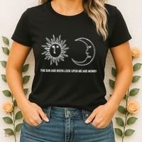 The Sun And Moon Look Upon Me And Worry Women's T-Shirt thumb 2