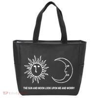 The Sun And Moon Look Upon Me And Worry Tote Bag thumb 0