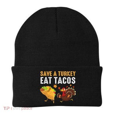 Thanksgiving Save A Turkey Eat Tacos Beanie