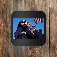 Trump Shot At Rally America Coaster thumb 0