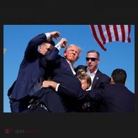 Trump Shot At Rally America Coaster thumb 2