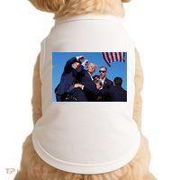 Trump Shot At Rally America Doggie Tank thumb 0