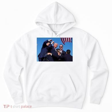 Trump Shot At Rally America Hoodie