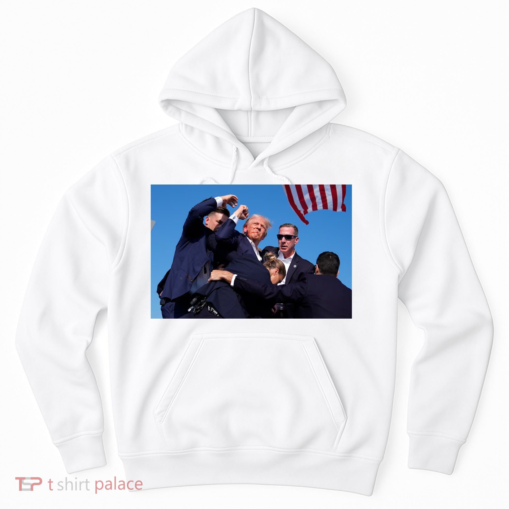 Trump Shot At Rally America Hoodie