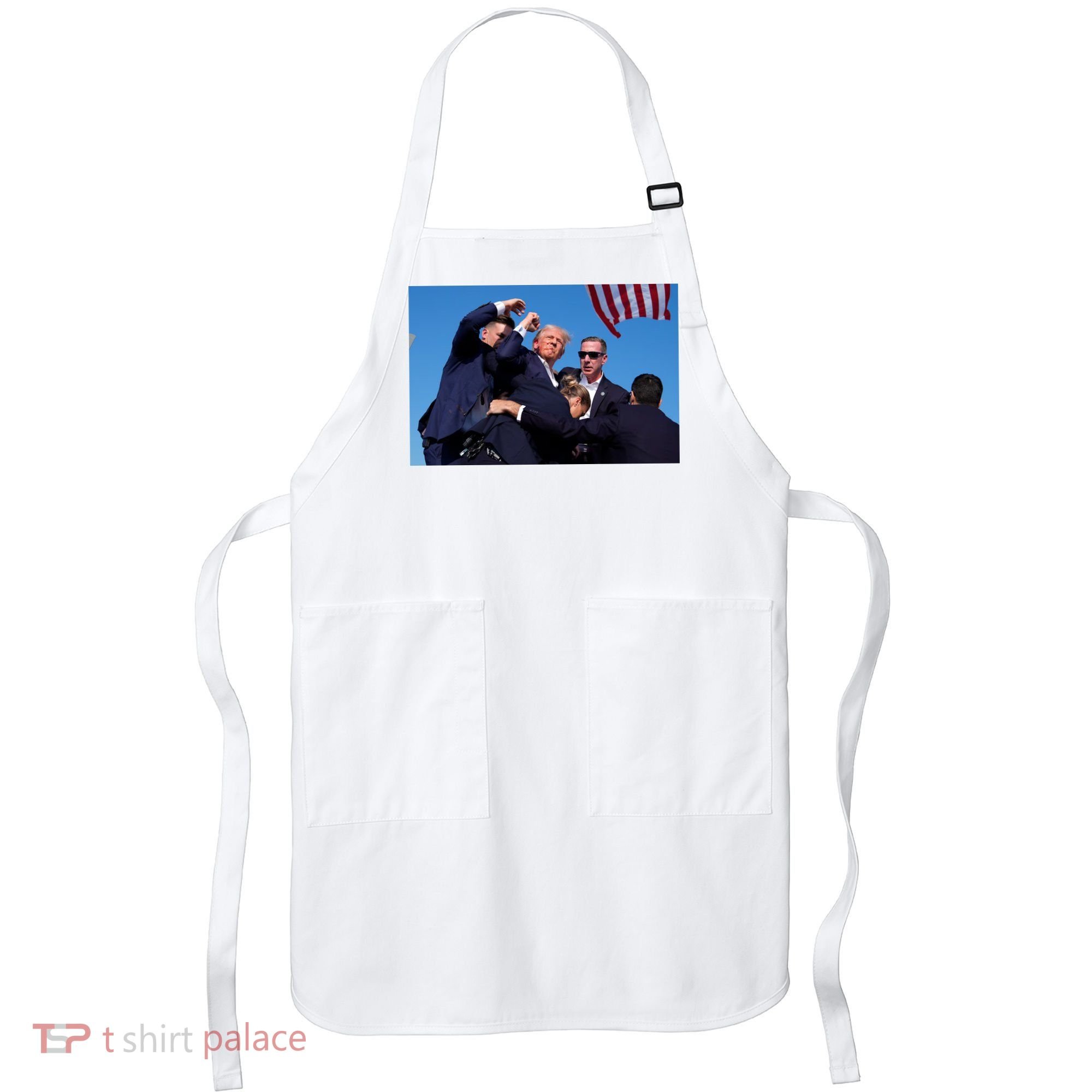 Trump Shot At Rally America Apron
