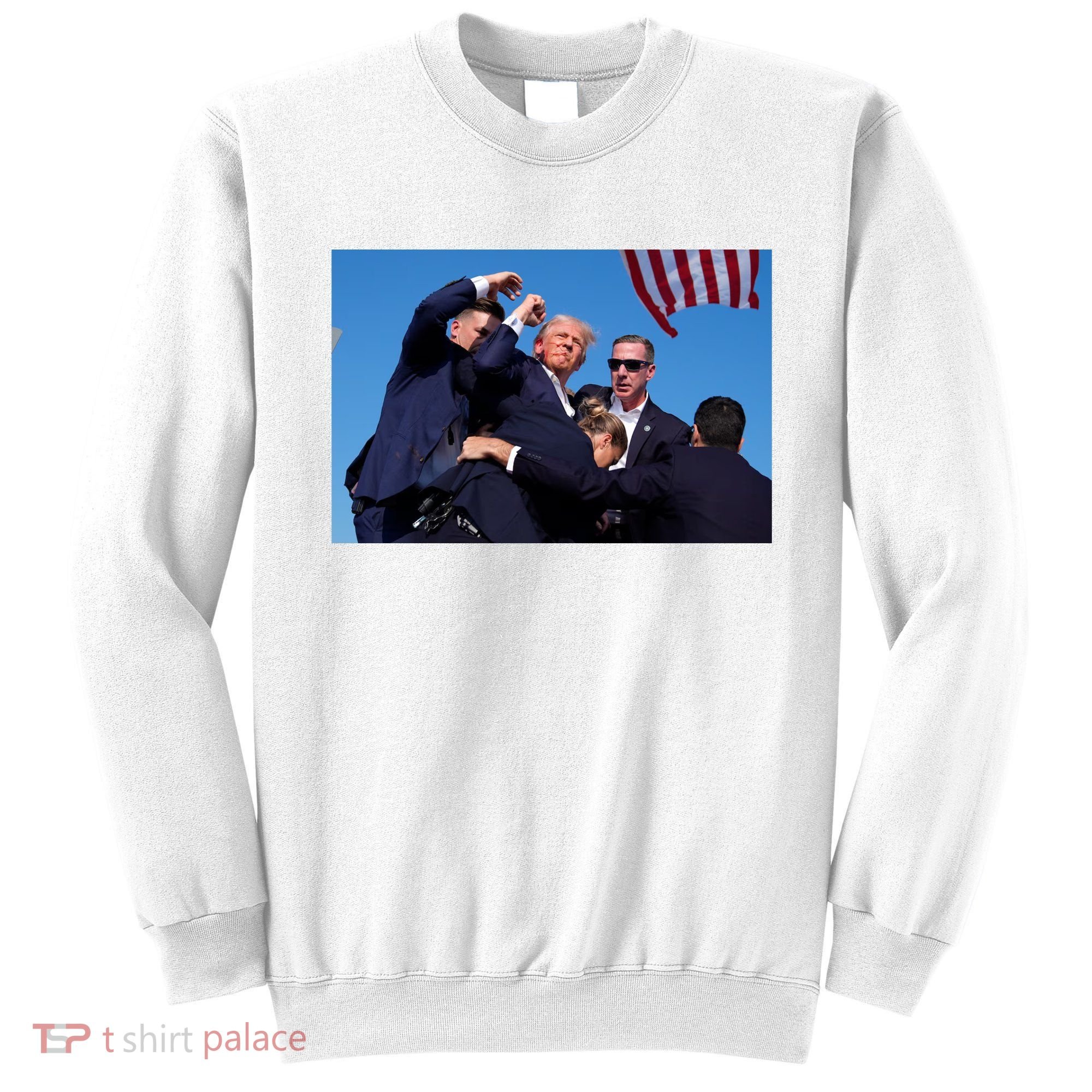 Trump Shot At Rally America Sweatshirt
