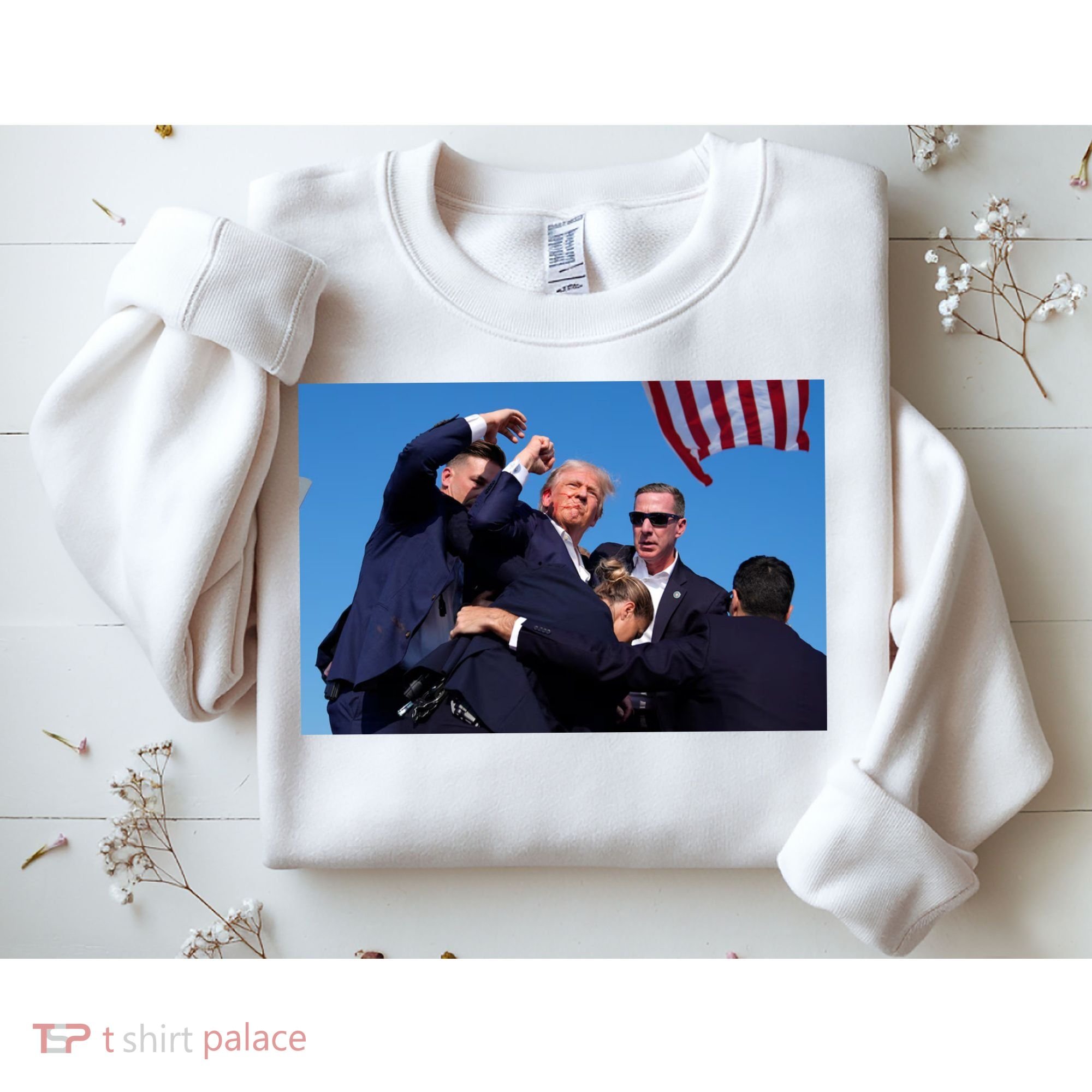 Trump Shot At Rally America Sweatshirt