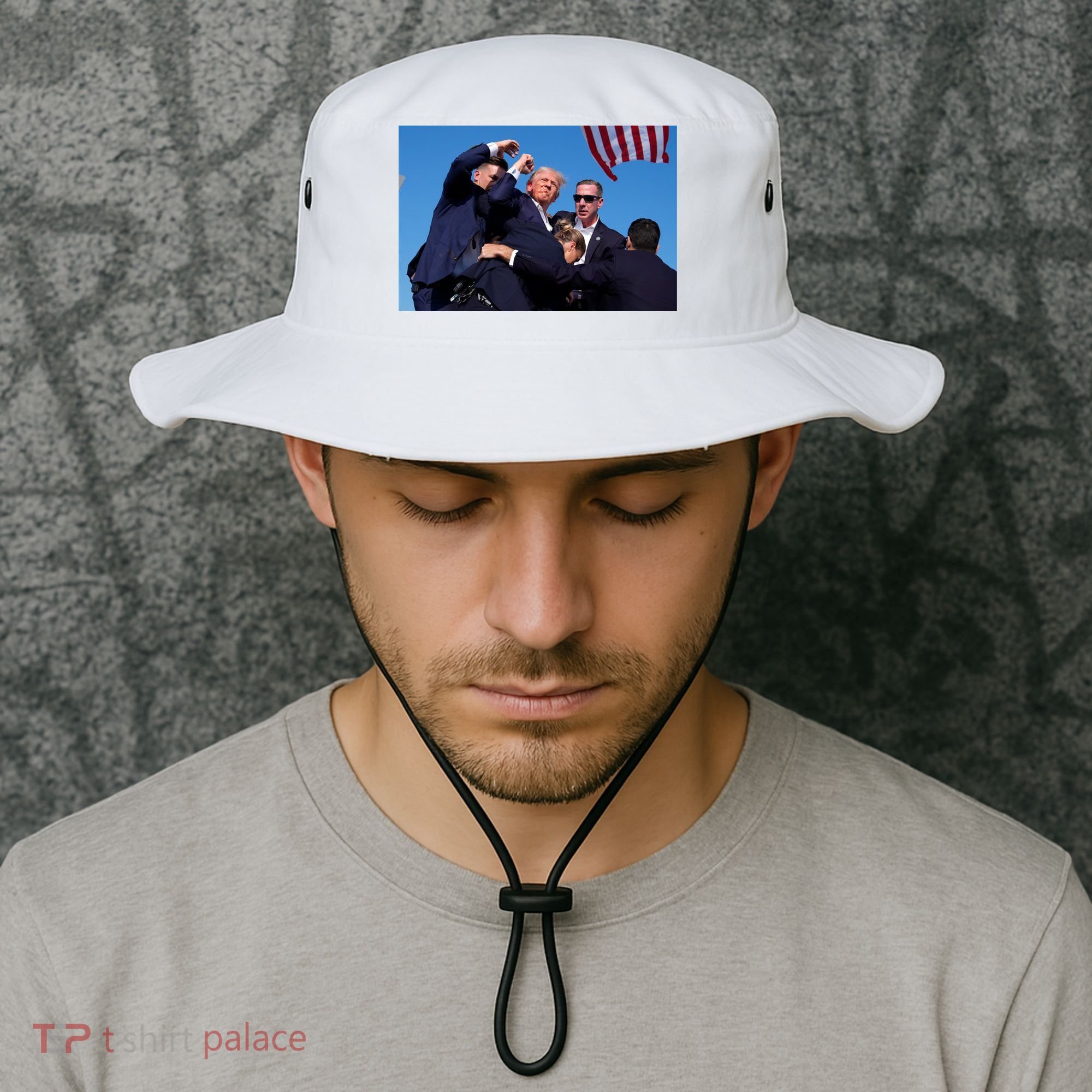 Trump Shot At Rally America Bucket Hat
