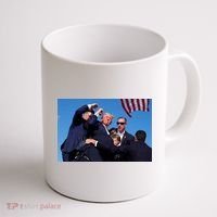 Trump Shot At Rally America Coffee Mug thumb 1