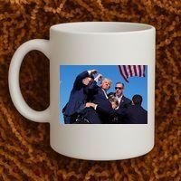 Trump Shot At Rally America Coffee Mug thumb 2