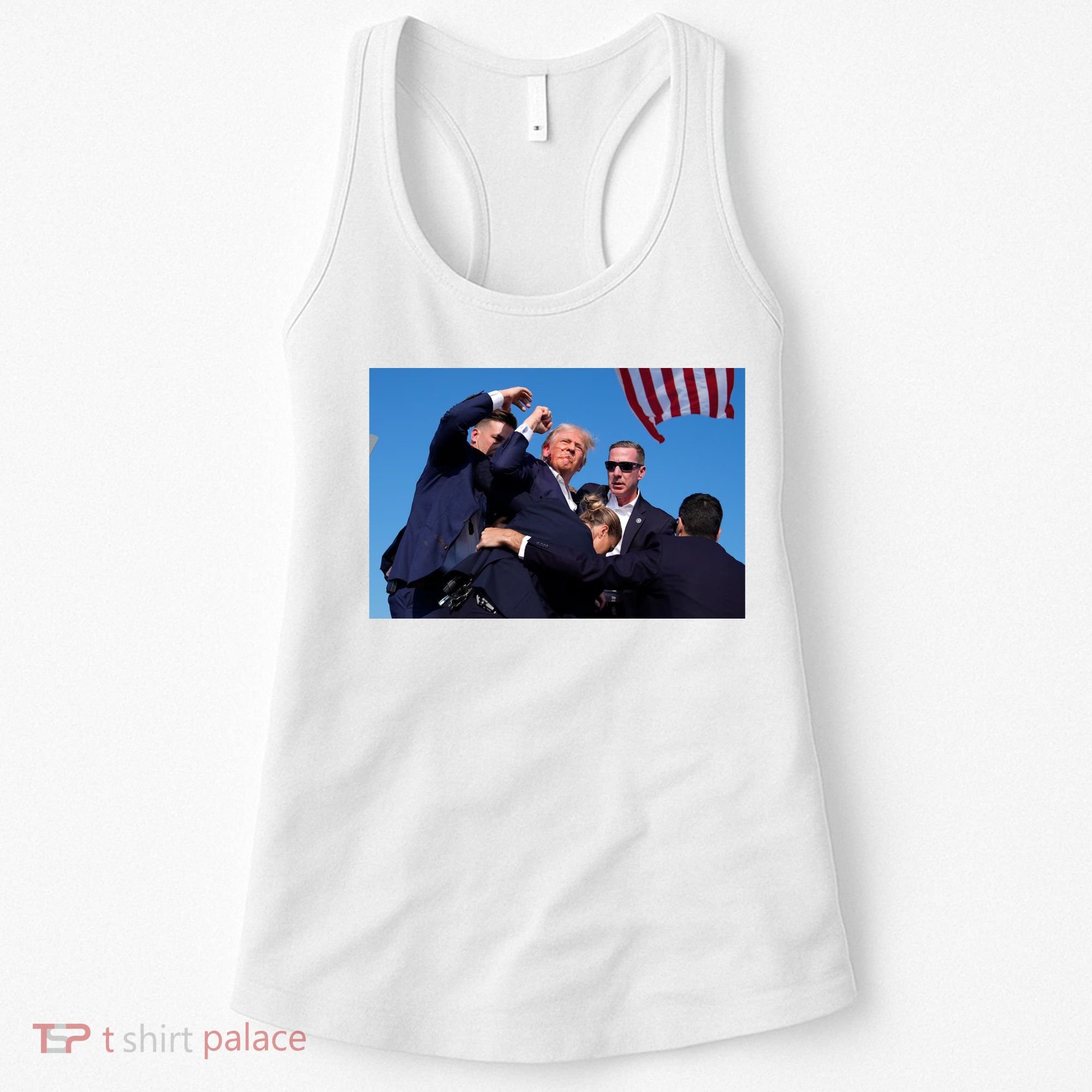 Trump Shot At Rally America Women's Tank Top