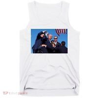 Trump Shot At Rally America Tank Top thumb 0