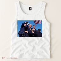 Trump Shot At Rally America Tank Top thumb 2