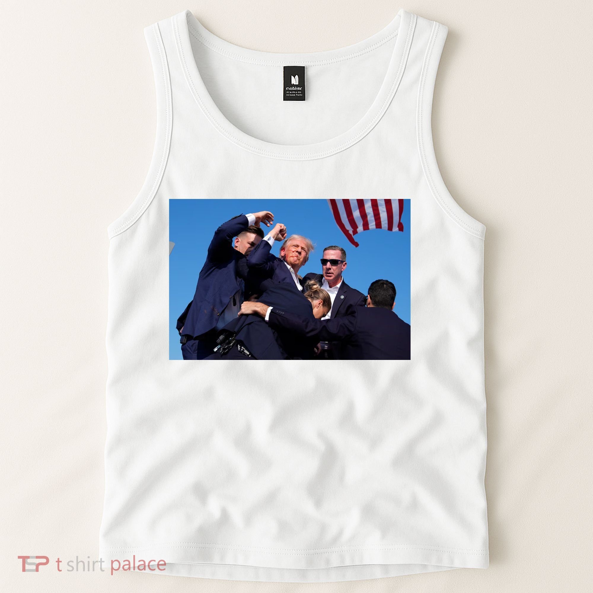 Trump Shot At Rally America Tank Top
