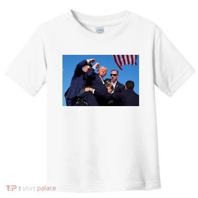 Trump Shot At Rally America Toddler T-Shirt