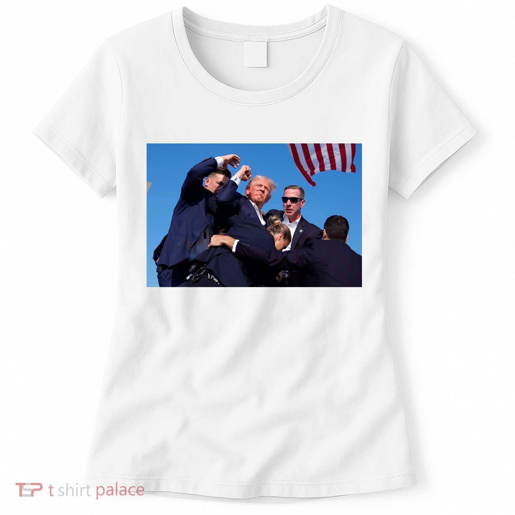 Trump Shot At Rally America Women's T-Shirt