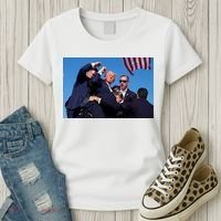 Trump Shot At Rally America Women's T-Shirt thumb 3