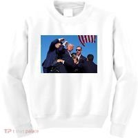 Trump Shot At Rally America Kids Sweatshirt thumb 0