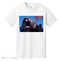 Trump Shot At Rally America Kids T-Shirt thumb 0