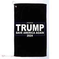 Trump Save America Again 2024 Golf Towel thumb 0