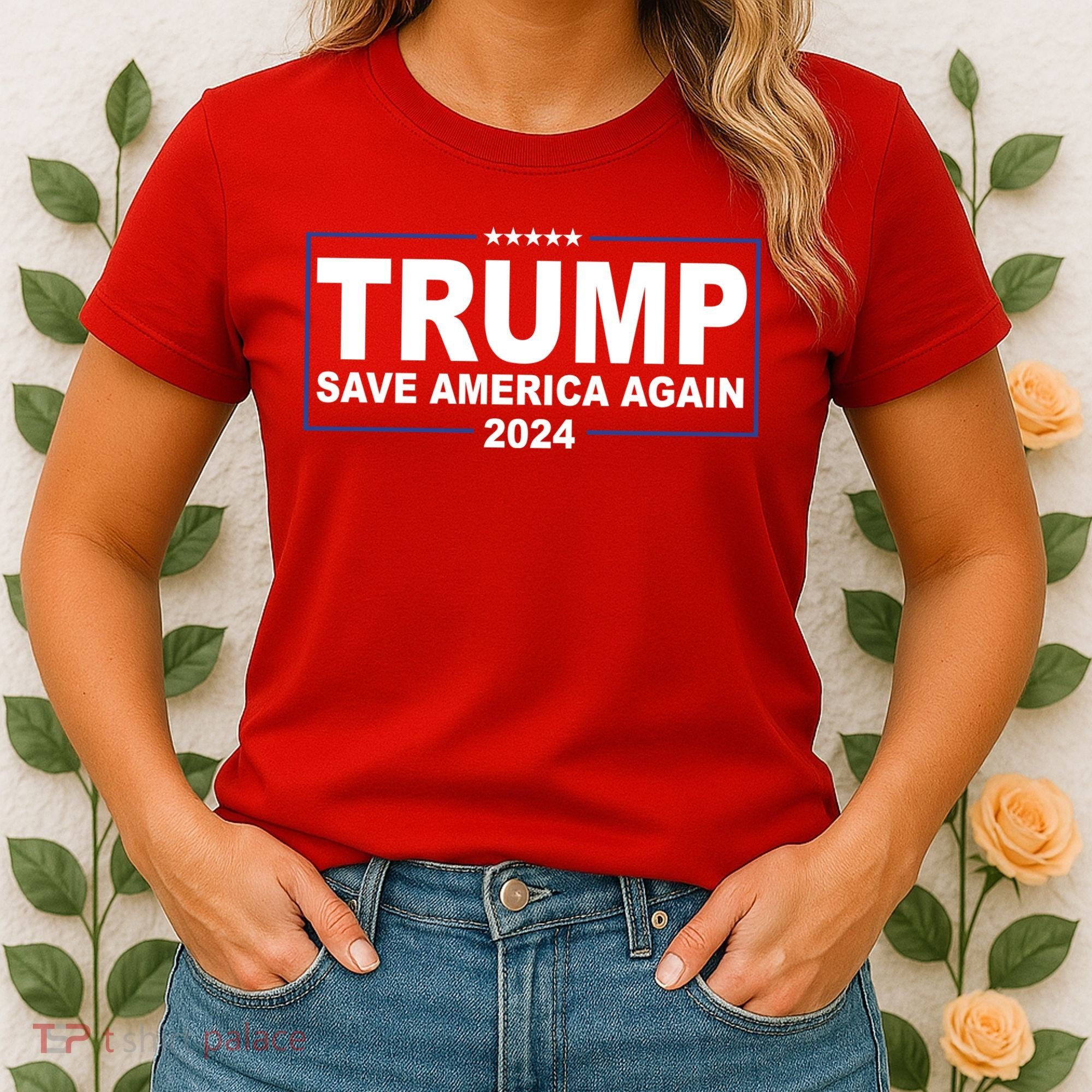 Trump Save America Again 2024 Women's T-Shirt
