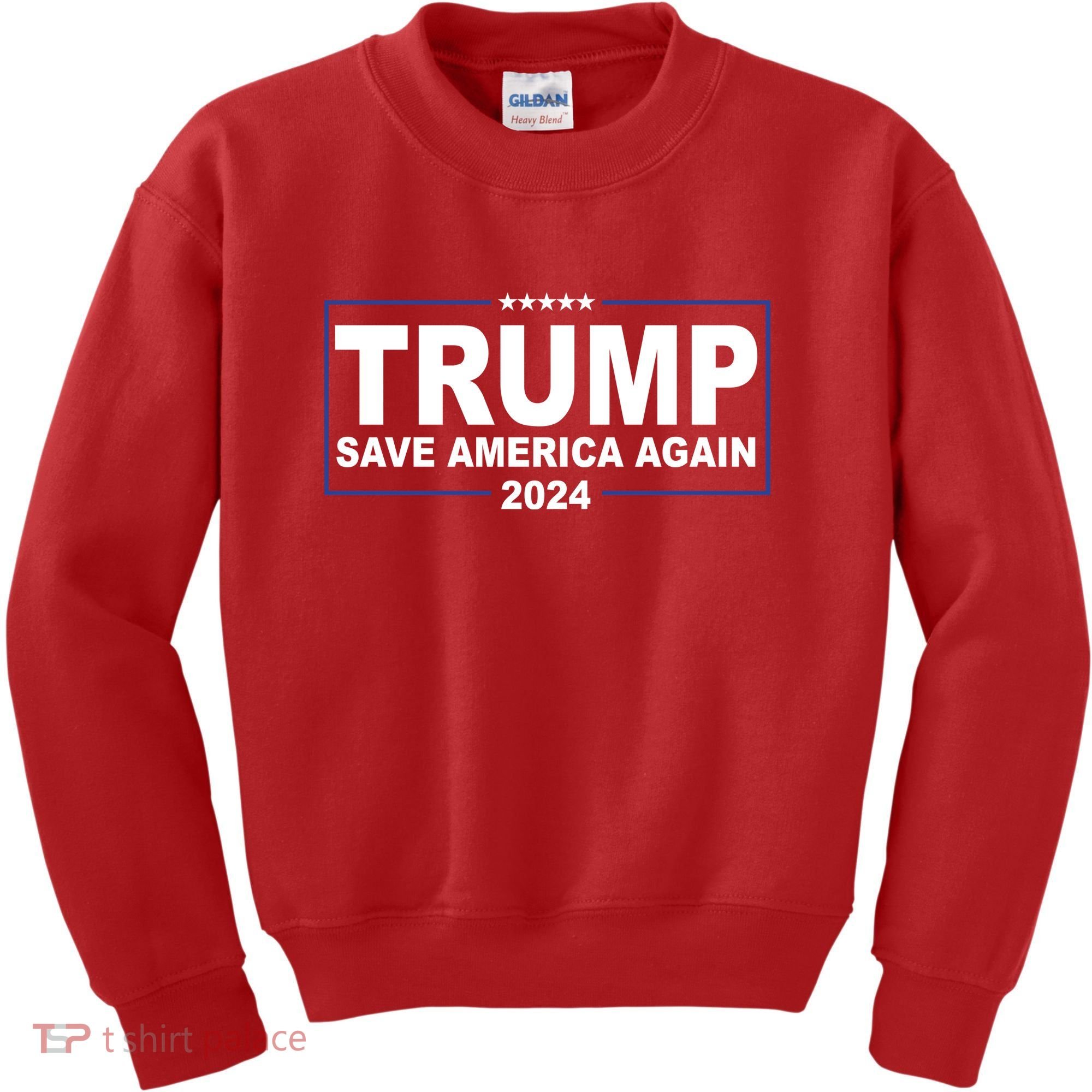 Trump Save America Again 2024 Kids Sweatshirt