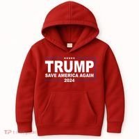 Trump Save America Again 2024 Kids Hoodie thumb 0