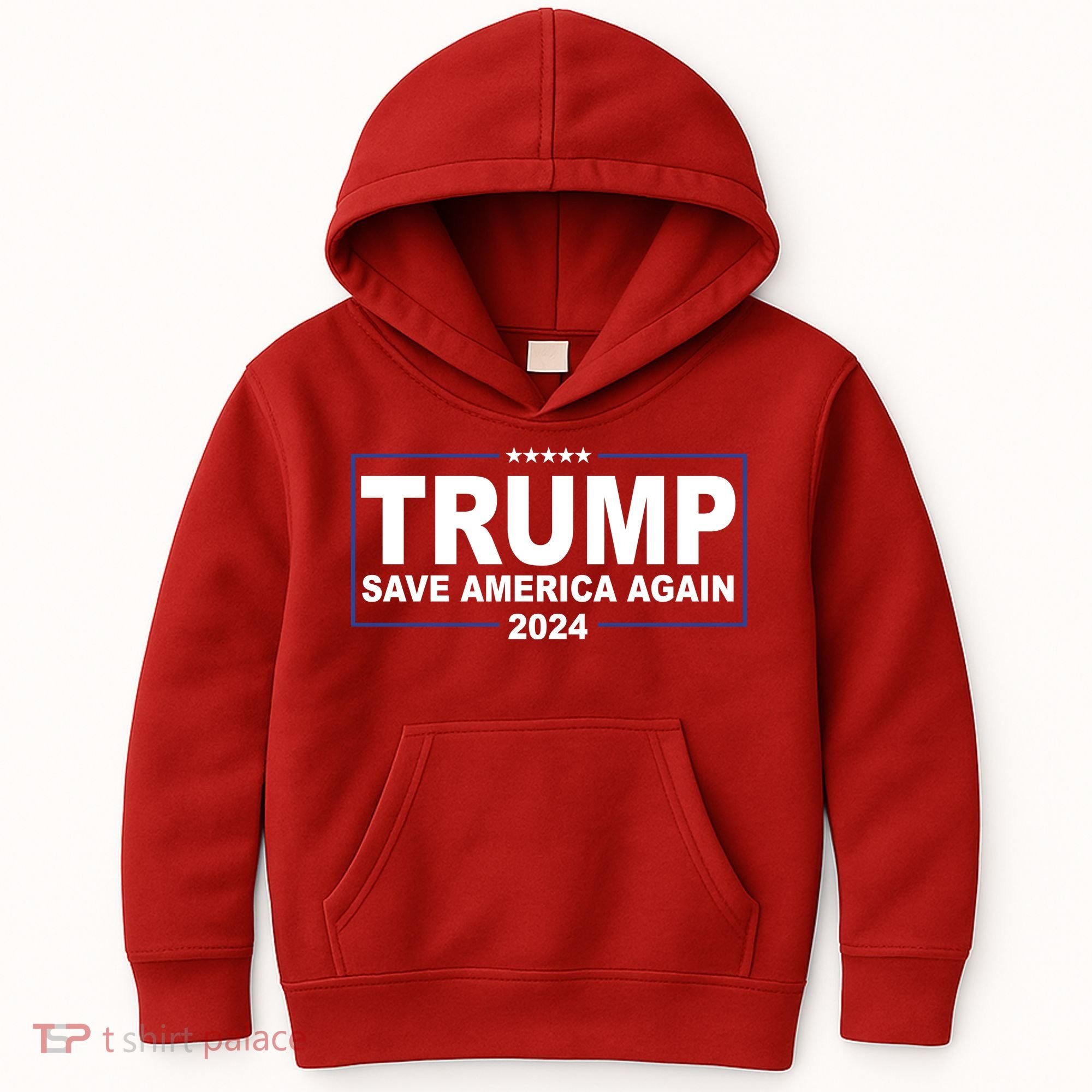 Trump Save America Again 2024 Kids Hoodie