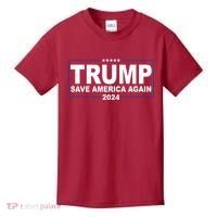 Trump Save America Again 2024 Kids T-Shirt thumb 0