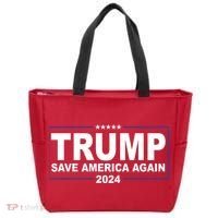 Trump Save America Again 2024 Tote Bag thumb 0