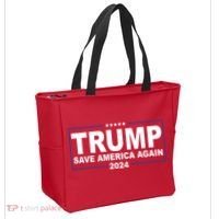 Trump Save America Again 2024 Tote Bag thumb 2