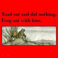 Toad Sat And Did Nothing Frog Sat With Him Santa Hat thumb 1