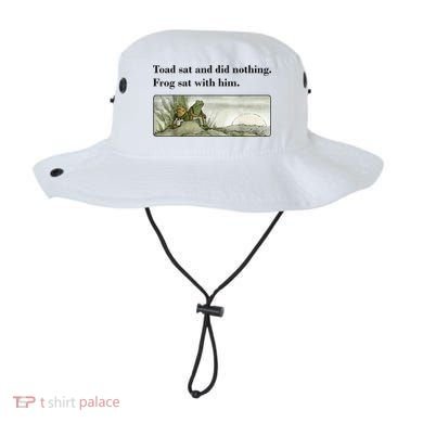 Toad Sat And Did Nothing Frog Sat With Him Bucket Hat
