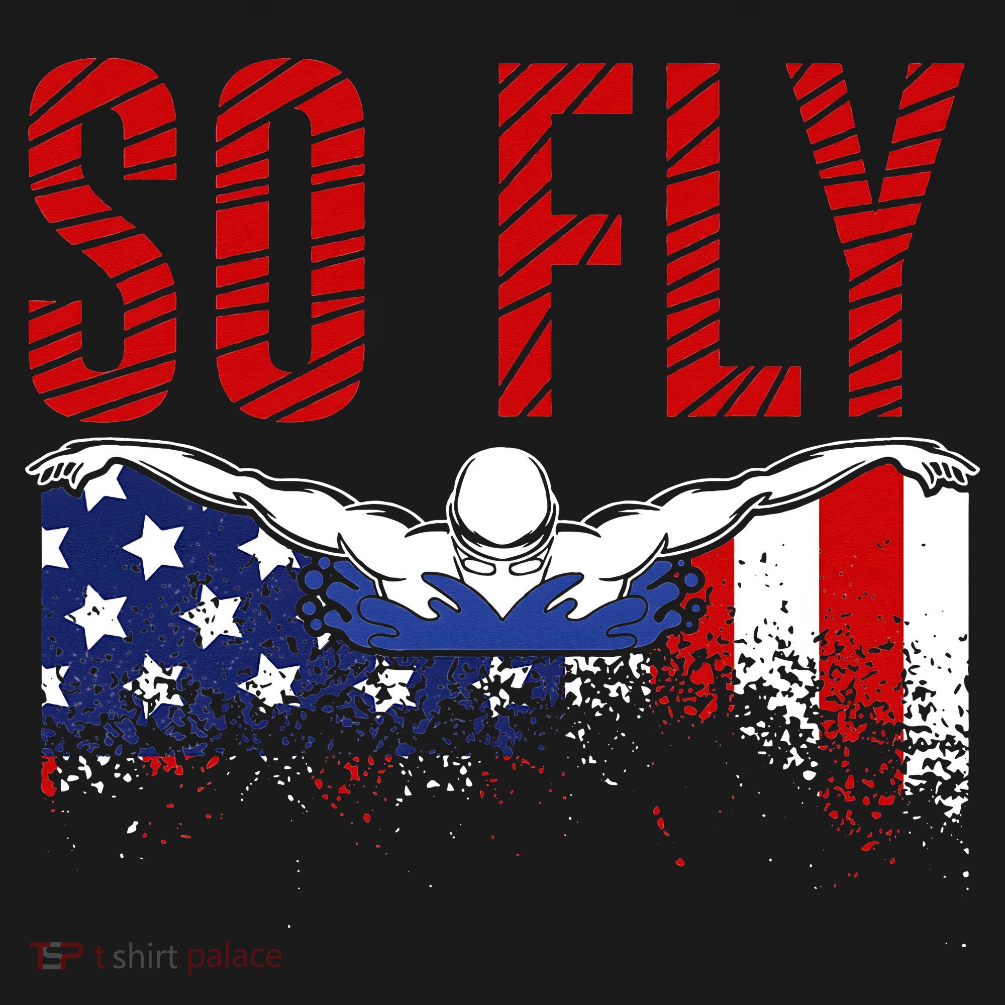 Team Sports Athlete So Fly USA Swimming Women's Tank Top