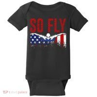Team Sports Athlete So Fly USA Swimming Baby Bodysuit thumb 0