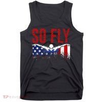 Team Sports Athlete So Fly USA Swimming Tank Top thumb 0