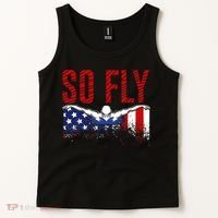 Team Sports Athlete So Fly USA Swimming Tank Top thumb 2