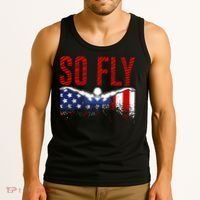 Team Sports Athlete So Fly USA Swimming Tank Top thumb 3