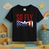Team Sports Athlete So Fly USA Swimming Toddler T-Shirt thumb 3