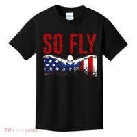 Team Sports Athlete So Fly USA Swimming Kids T-Shirt thumb 0