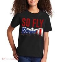 Team Sports Athlete So Fly USA Swimming Kids T-Shirt thumb 2