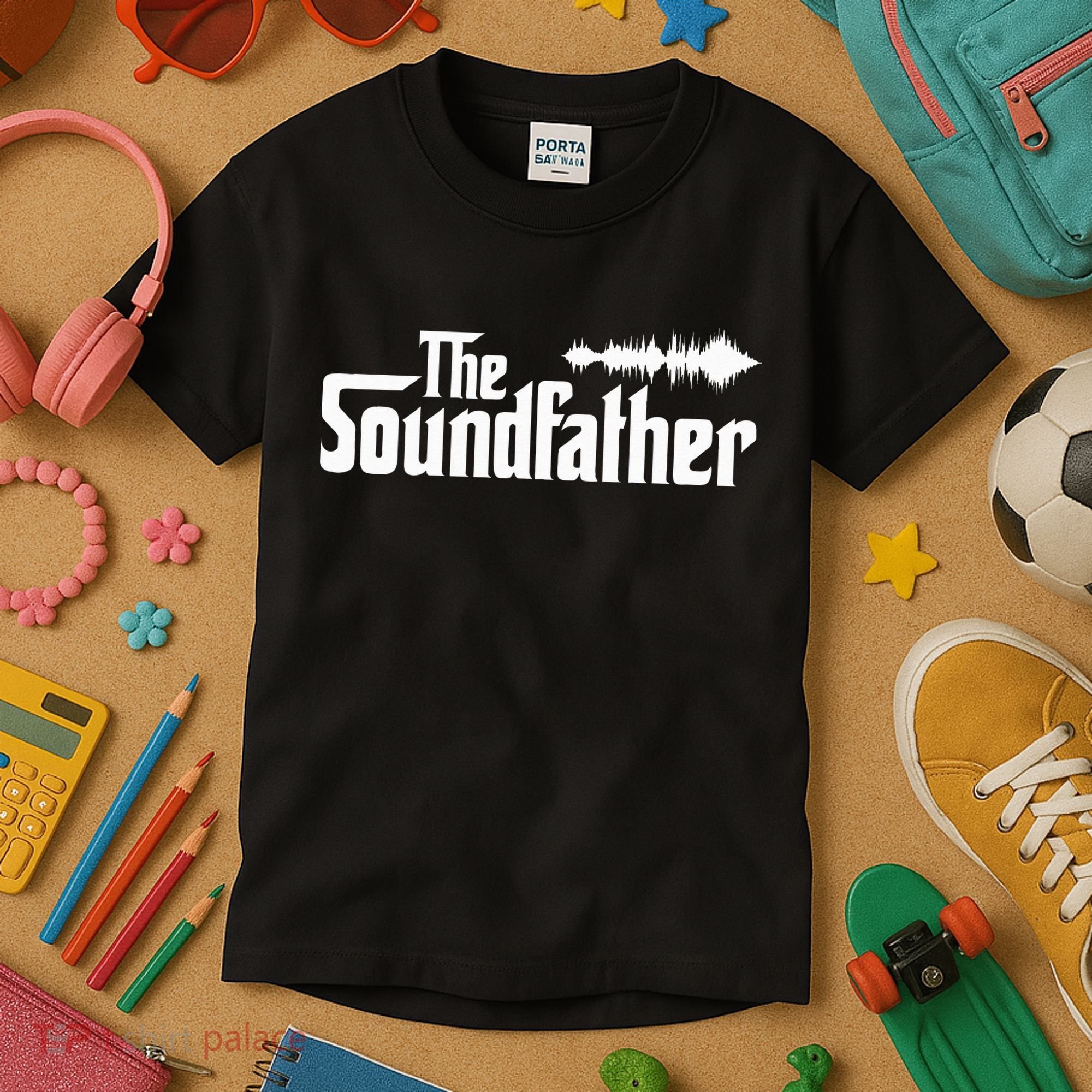 The Soundfather Audio Engineer Sound Engineer Kids T-Shirt