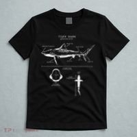 Tiger Shark Anatomy Marine Biologist T-Shirt thumb 5