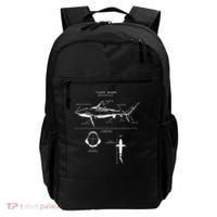 Tiger Shark Anatomy Marine Biologist Backpack thumb 0