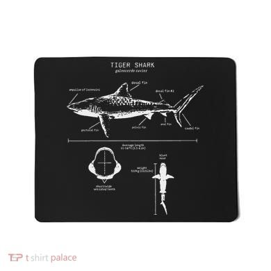Tiger Shark Anatomy Marine Biologist Mousepad