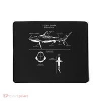 Tiger Shark Anatomy Marine Biologist Mousepad thumb 0
