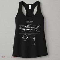 Tiger Shark Anatomy Marine Biologist Women's Tank Top thumb 3
