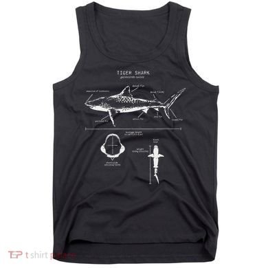 Tiger Shark Anatomy Marine Biologist Tank Top