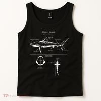 Tiger Shark Anatomy Marine Biologist Tank Top thumb 2