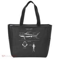 Tiger Shark Anatomy Marine Biologist Tote Bag thumb 0